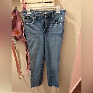 Good American Good Curve High Waist Straight Leg Jeans Size 8/29